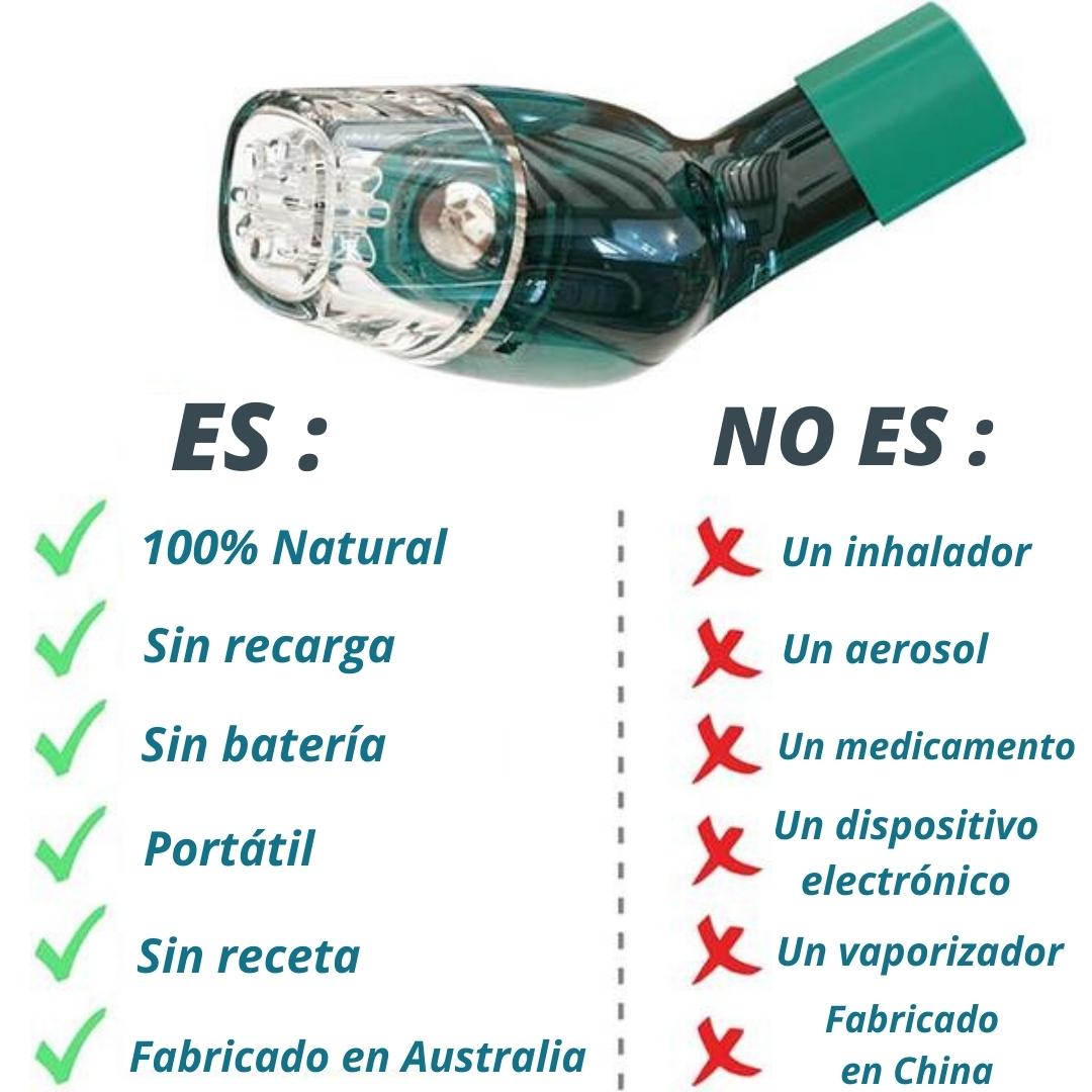 Este ingenioso aparato permite conseguir una respiración fluida y unos pulmones fortalecidos… ¡sin medicamentos!